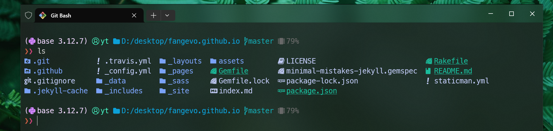 Oh My Posh + eza Windows terminal beautification - ABOUT ME